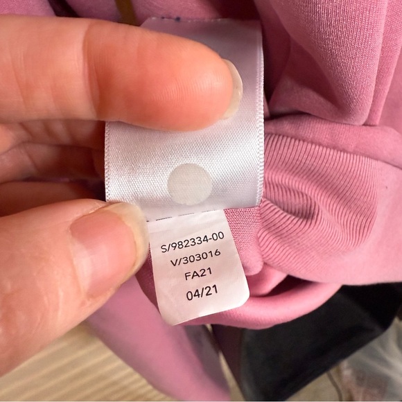 Athleta Pink Seasoft Scoop Neck Athletic Sweatshirt, Women’s Size Medium - Picture 8 of 8